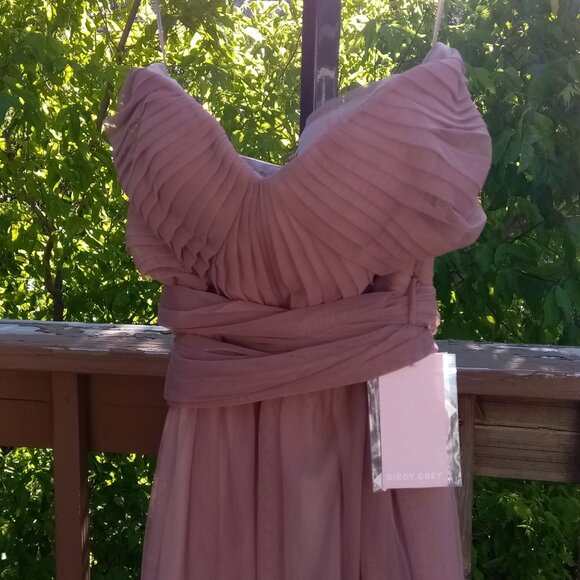 Birdy Grey "Christina" mauve versataille dress sz M NEW (BG7) - Picture 5 of 15